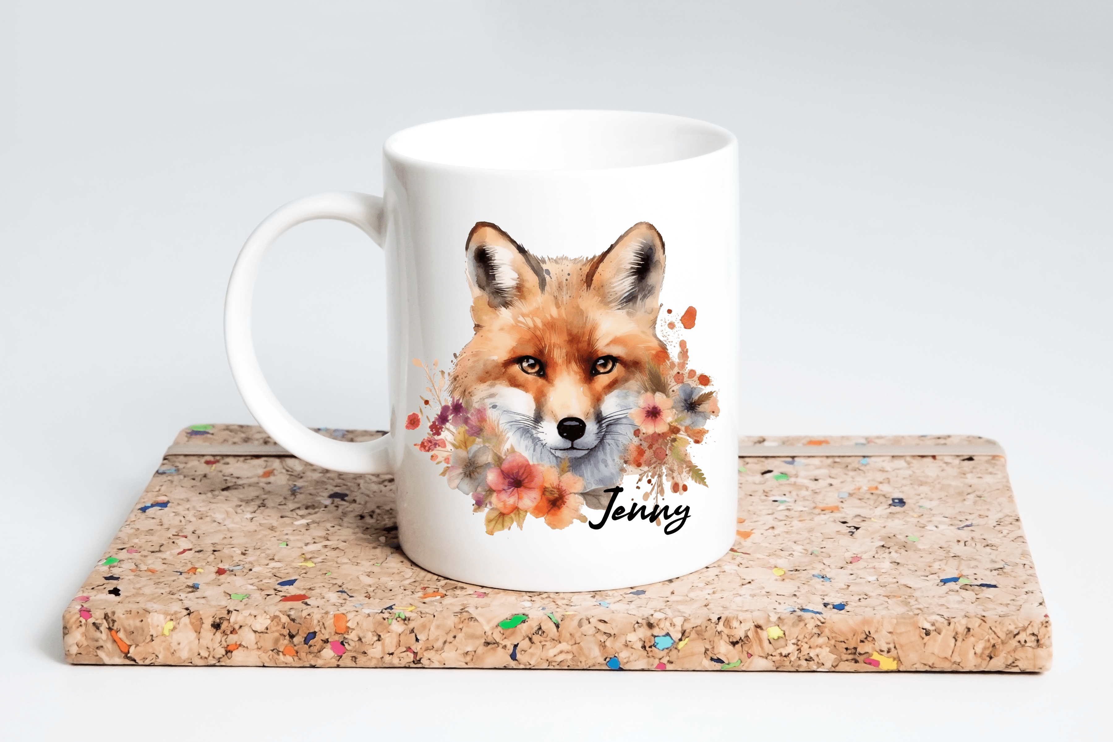 Personalised Fox Mug